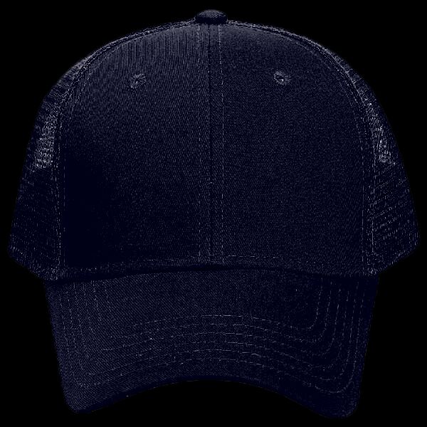 OTTO CAP 6 Panel Low Profile Mesh Back Trucker Hat Thumbnail